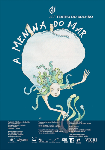 Cartaz do espectáculo Menina do Mar